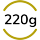 220g